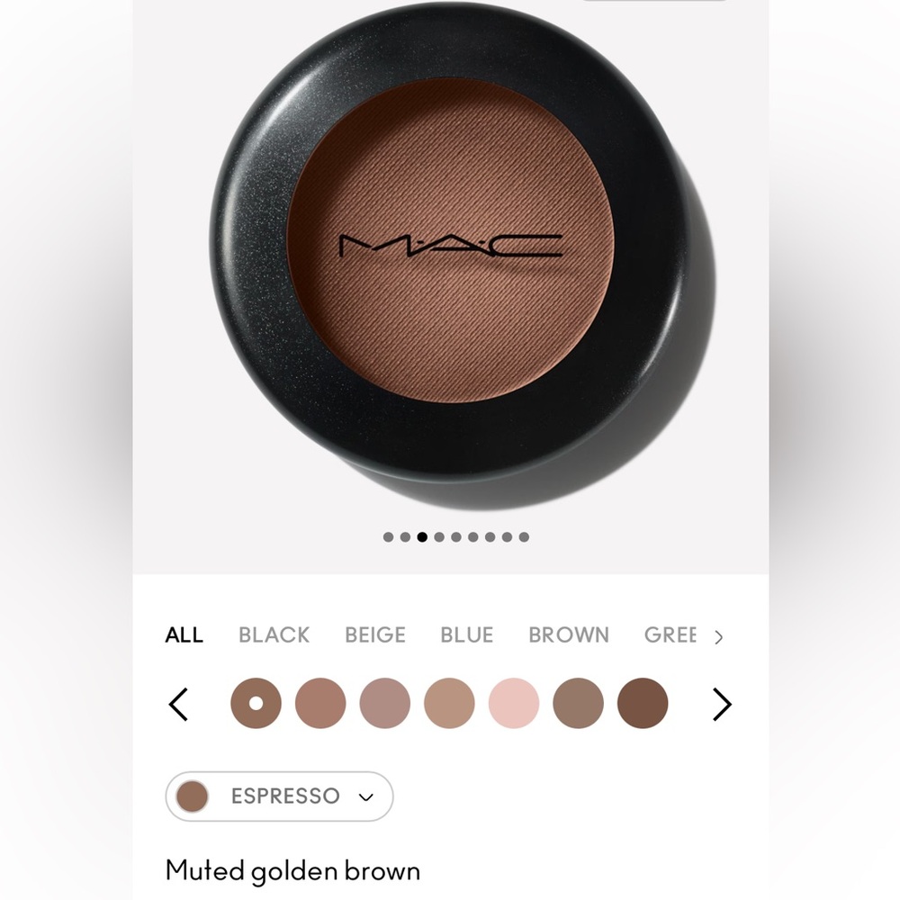 MAC Cosmetics Eyeshadow Espresso Matte
